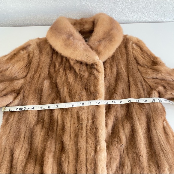 Brown Mink Fur Coat - Picture 11 of 11
